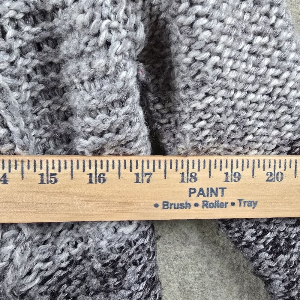 LOFT Gray and Black Colorblock Cardigan - Picture 6 of 6
